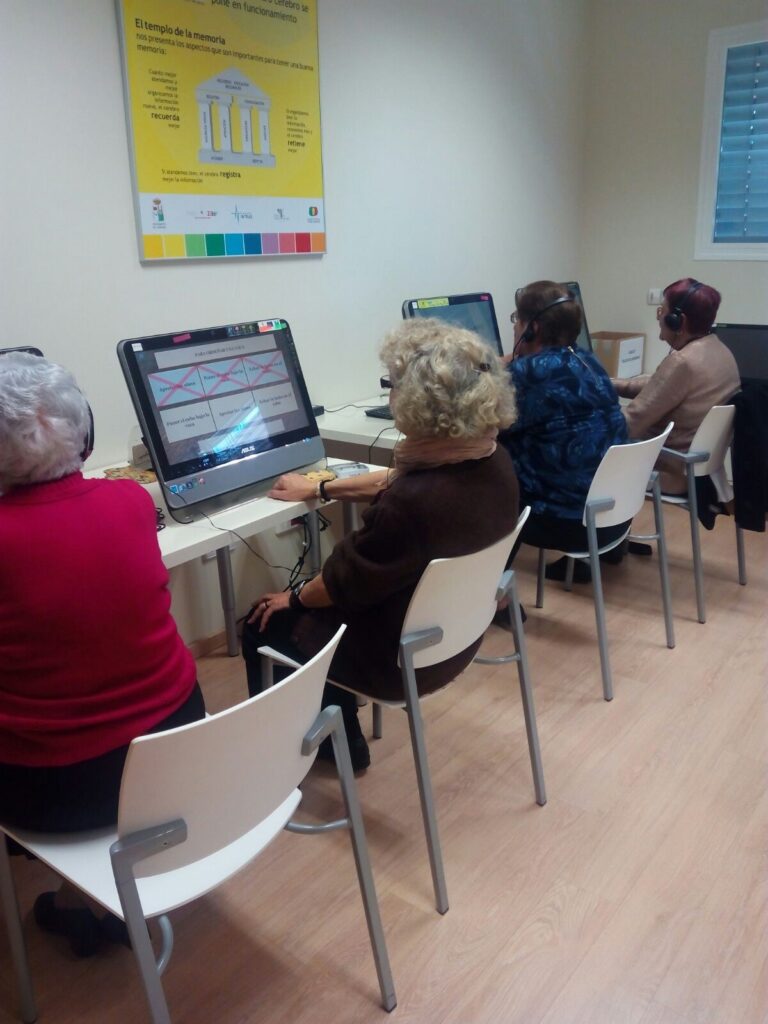 Photo of people using GRADIOR on computers